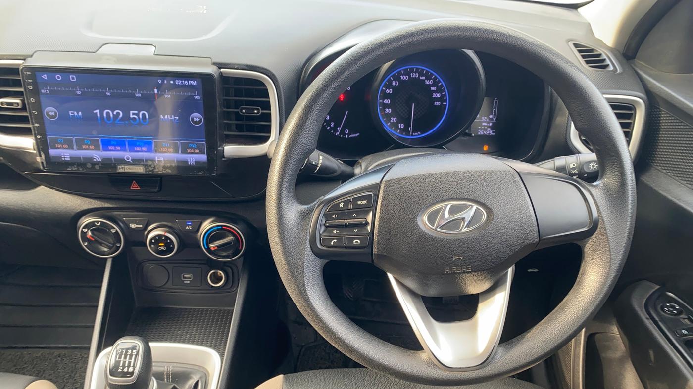 2020 Hyundai VENUE S 1.0 TURBO MT, Petrol, Manual, 36,424 km, Steering Wheel Close Up