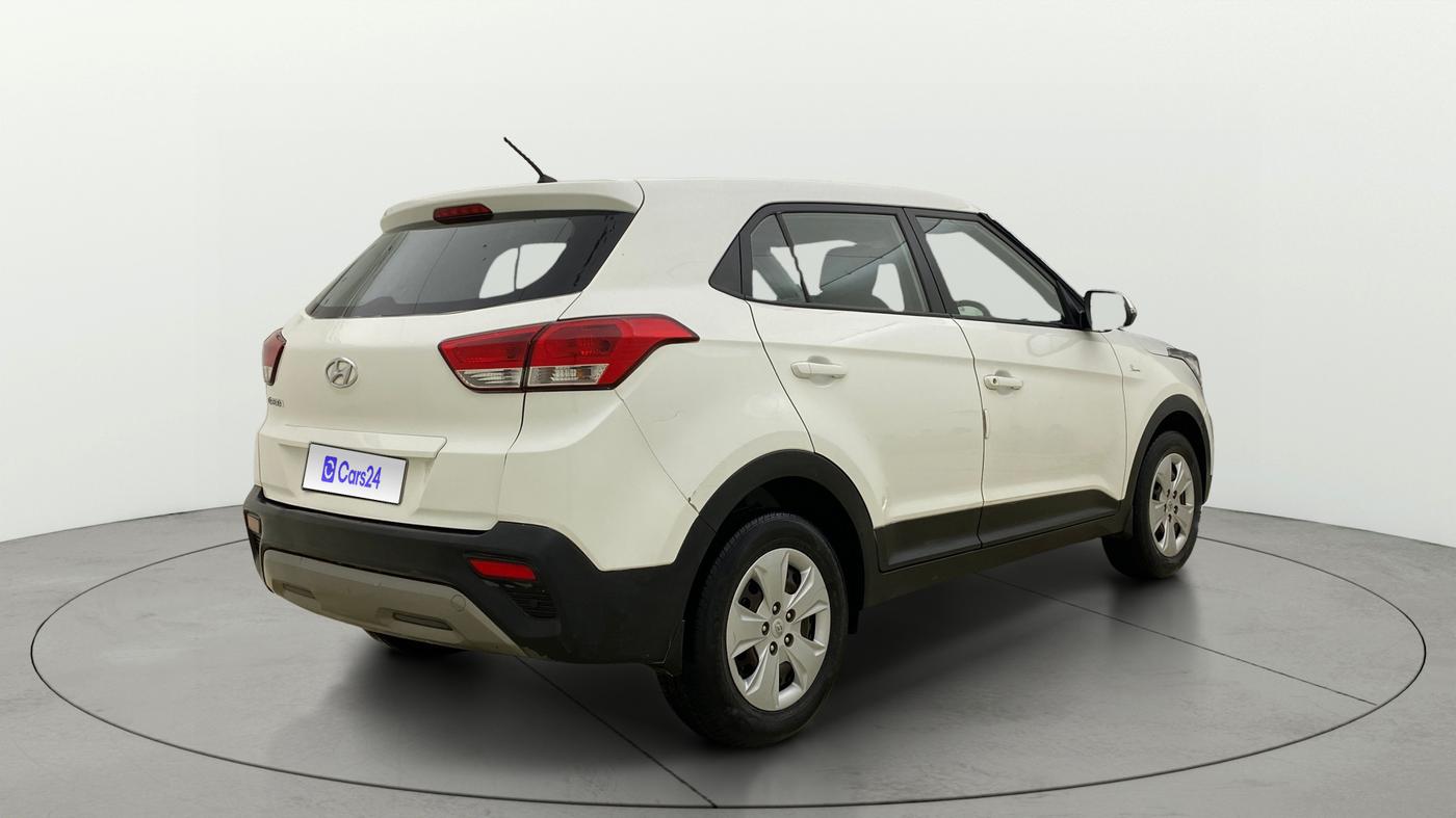 2018 Hyundai Creta E PLUS 1.6 PETROL, Petrol, Manual, 59,504 km, Right Back Diagonal