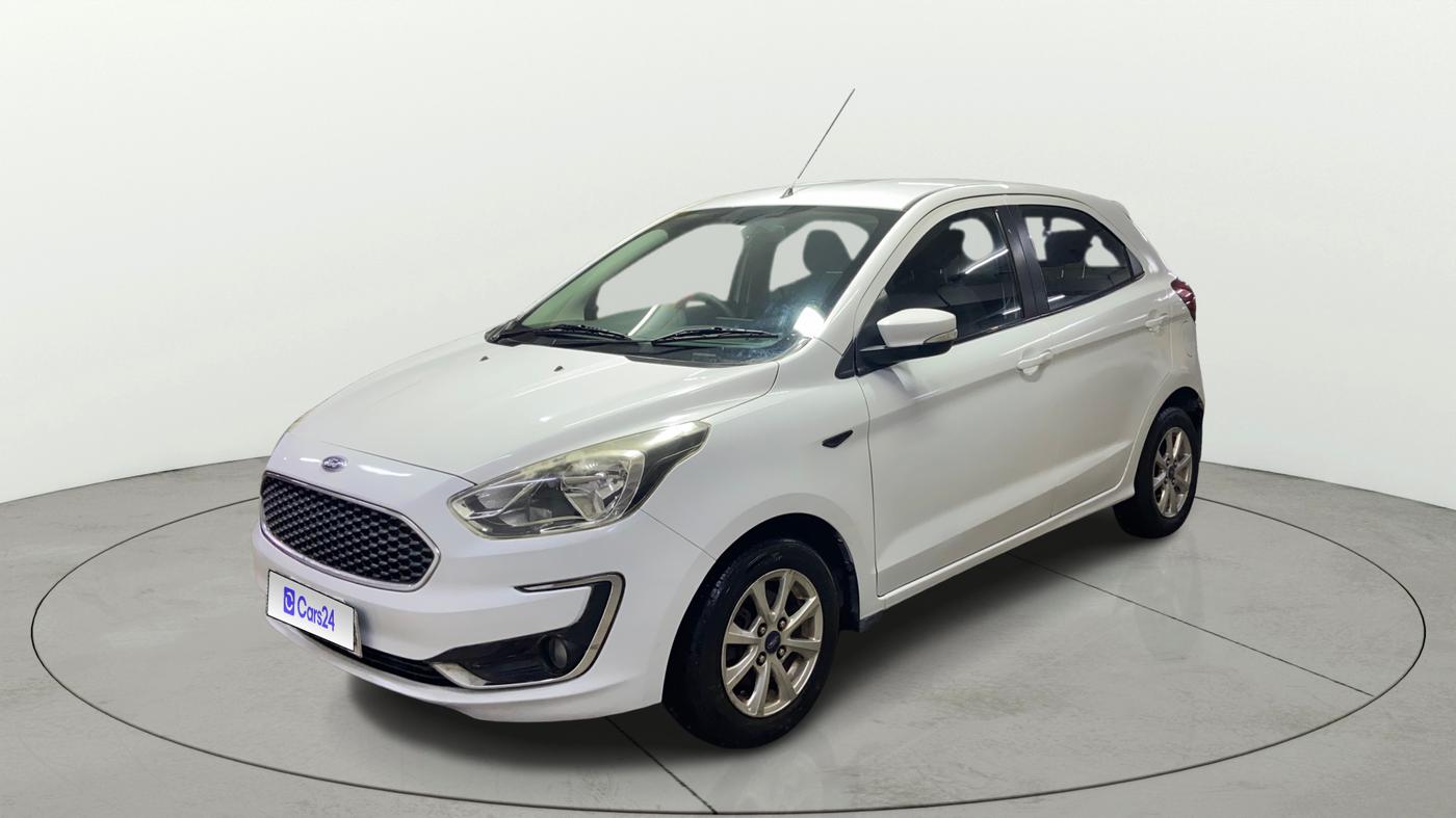 2019 Ford New Figo TITANIUM 1.2 PETROL MT, Petrol, Manual, 57,911 km, Left Front Diagonal
