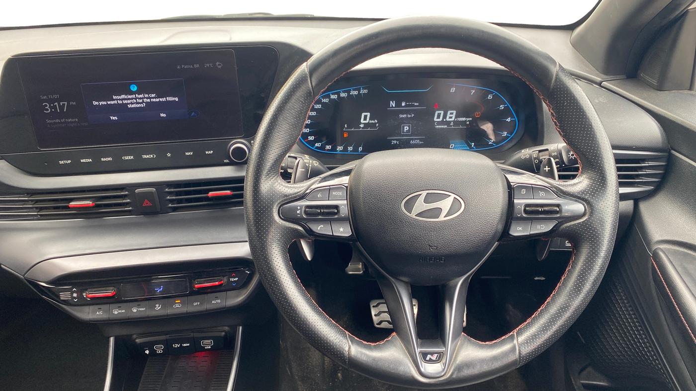 2023 Hyundai NEW I20 N LINE N8 1.0 TURBO DCT, Petrol, Automatic, 6,602 km, Steering Wheel Close Up