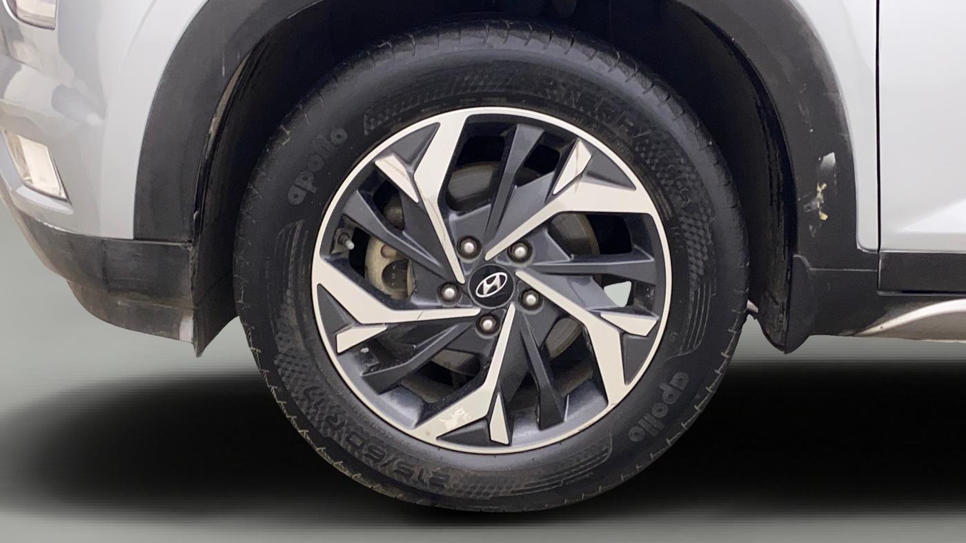 2021 Hyundai Creta SX (O) IVT 1.5 PETROL, Petrol, Automatic, 1,09,644 km, Left Front Wheel