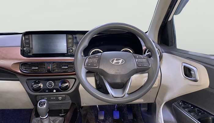 2023 Hyundai AURA SX 1.2, Petrol, Manual, 67,643 km, Steering Wheel Close Up