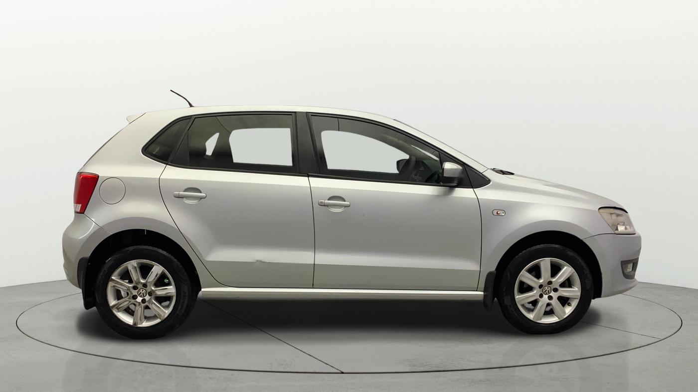 2012 Volkswagen Polo HIGHLINE DIESEL, Diesel, Manual, 1,28,734 km, Right Side View