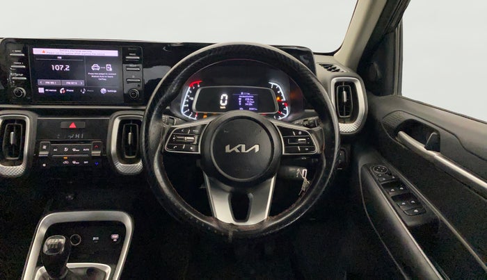 2022 KIA SONET HTK PLUS 1.2, CNG, Manual, 40,431 km, Steering Wheel Close Up