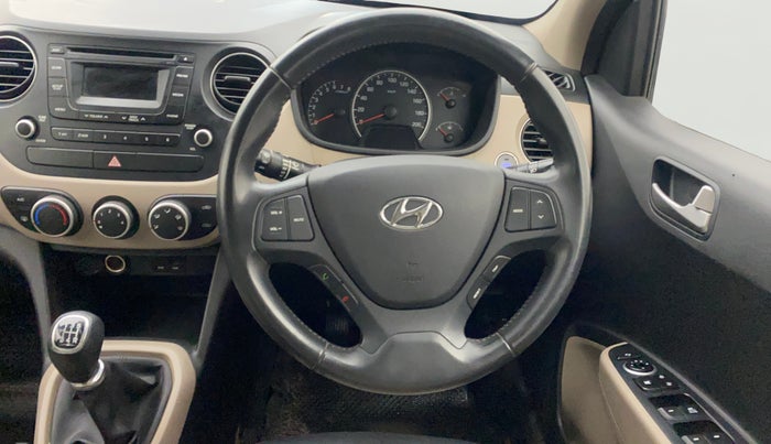 2014 Hyundai Grand i10 ASTA (O) 1.2 KAPPA VTVT, Petrol, Manual, 34,694 km, Steering Wheel Close Up