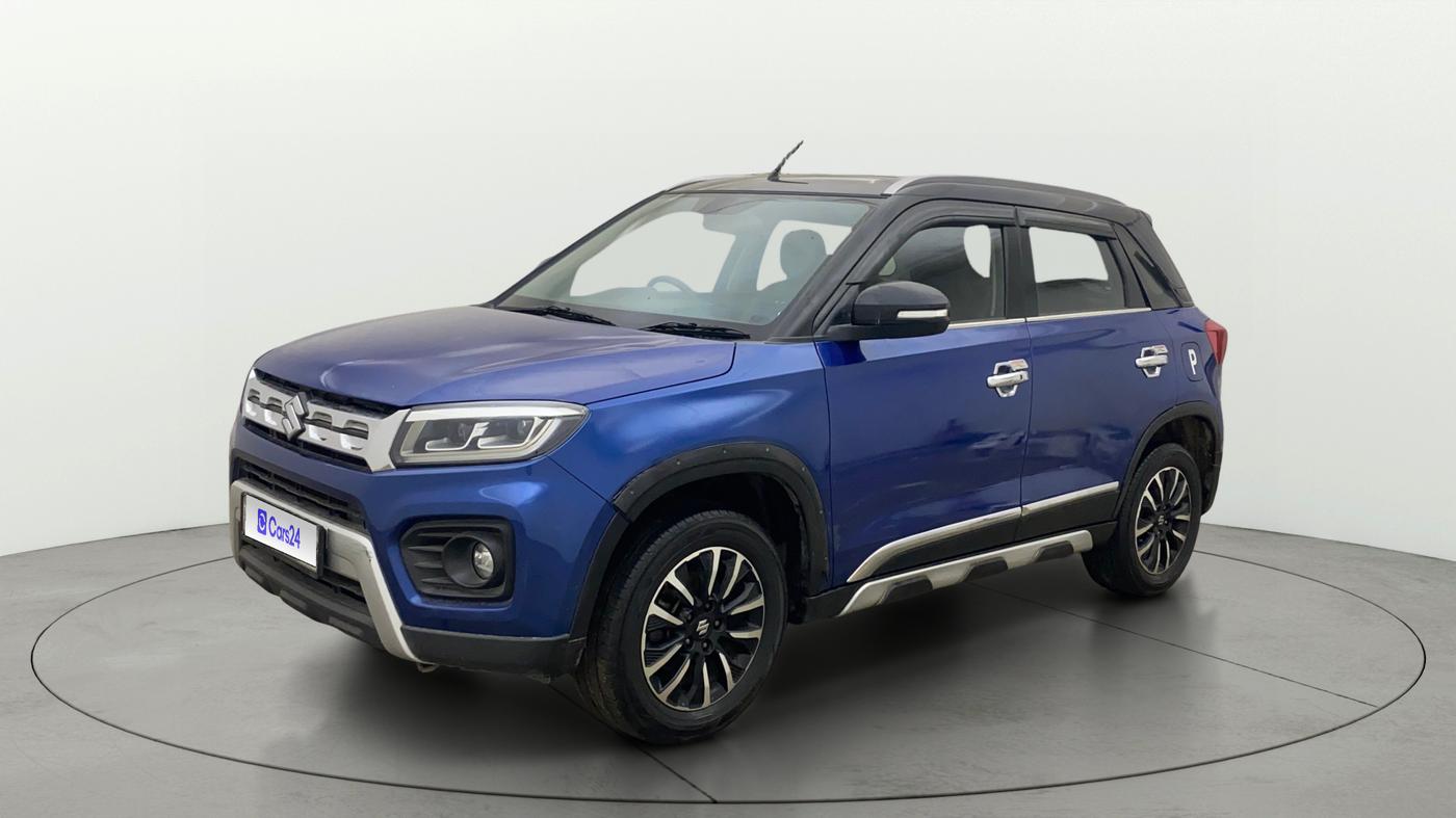 2020 Maruti Vitara Brezza ZXI AT SHVS, Petrol, Automatic, 1,31,317 km, Left Front Diagonal