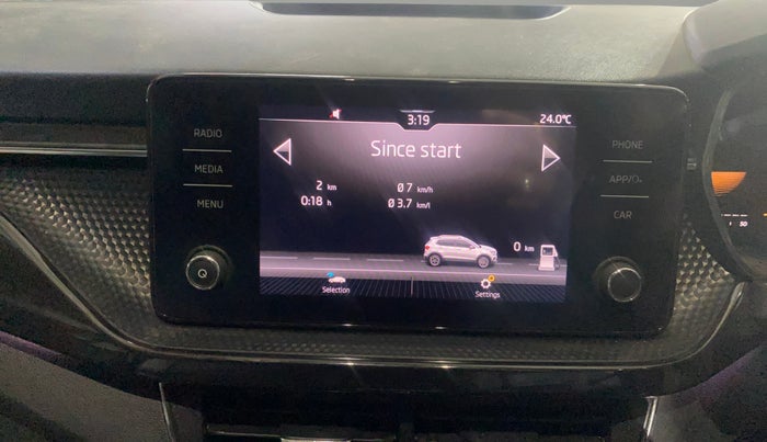 2022 Skoda KUSHAQ STYLE 1.0L TSI AT (6 AIRBAGS), Petrol, Automatic, 47,950 km, Air Conditioner