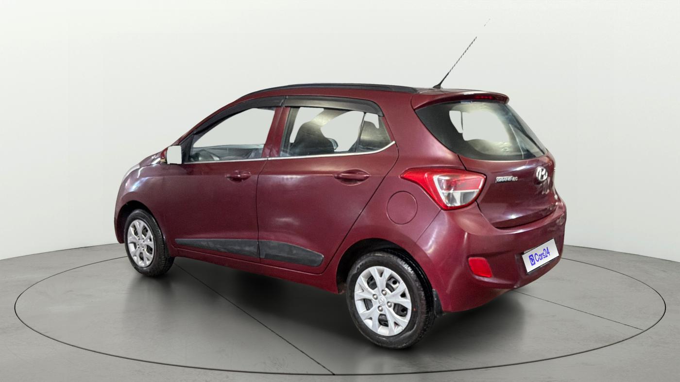 2016 Hyundai Grand i10 SPORTZ 1.2 KAPPA VTVT, Petrol, Manual, 25,434 km, Left Back Diagonal