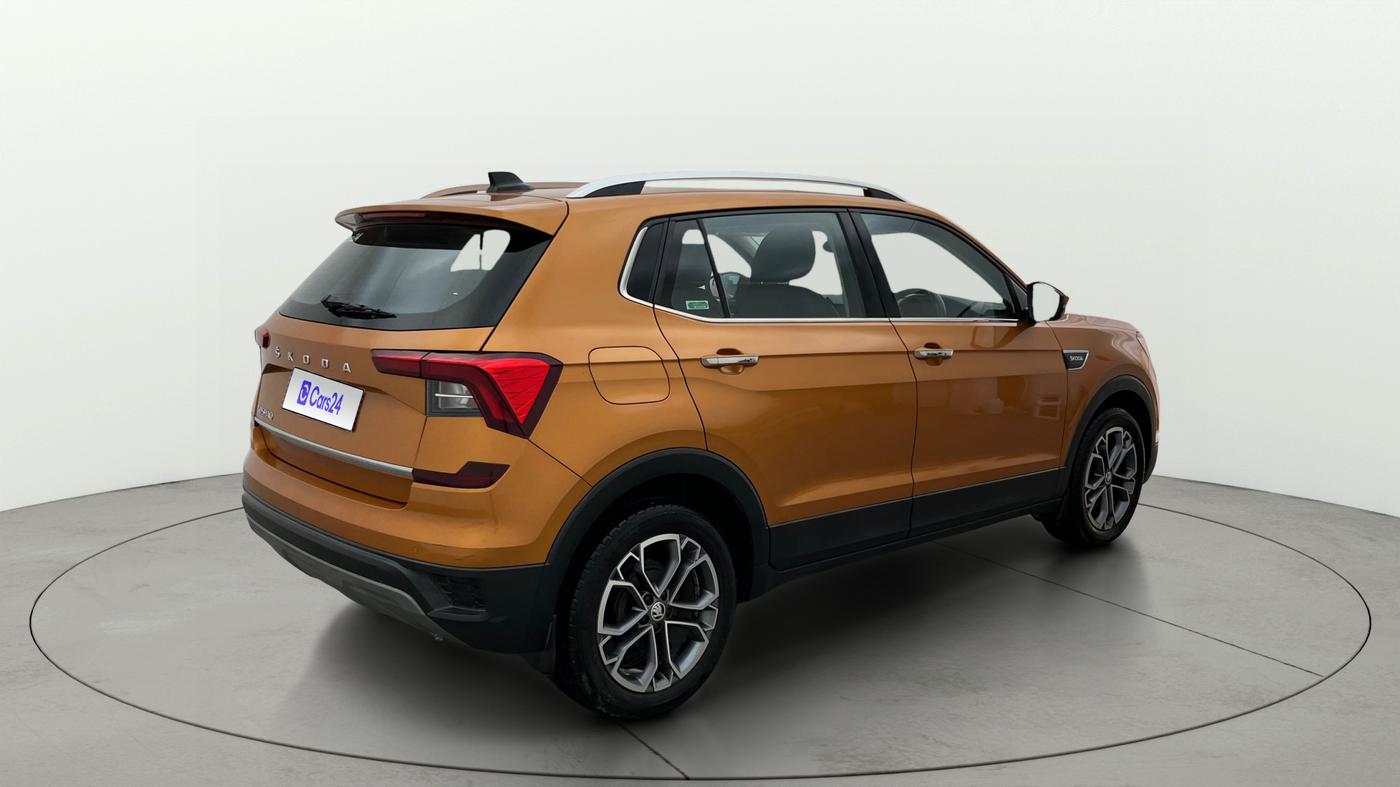 2022 Skoda KUSHAQ STYLE 1.5L TSI DSG, Petrol, Automatic, 13,307 km, Right Back Diagonal
