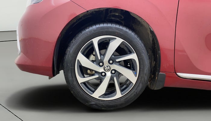 2022 Toyota Glanza V AMT, Petrol, Automatic, 36,144 km, Left Front Wheel