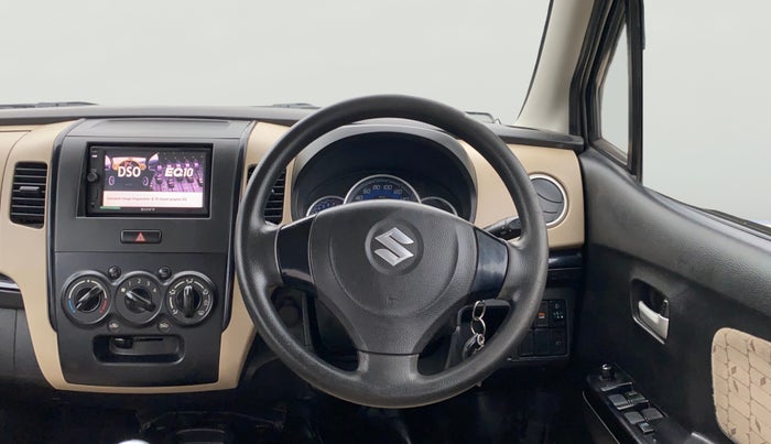 2018 Maruti Wagon R 1.0 VXI, Petrol, Manual, 67,858 km, Steering Wheel Close Up