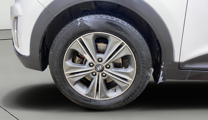 2017 Hyundai Creta SX PLUS AT 1.6 DIESEL, Diesel, Automatic, 1,11,615 km, Left Front Wheel