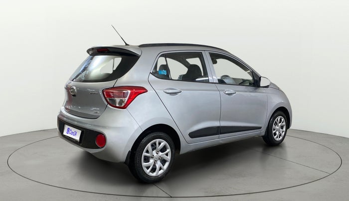 2019 Hyundai Grand i10 SPORTZ 1.2 KAPPA VTVT, Petrol, Manual, 28,424 km, Right Back Diagonal