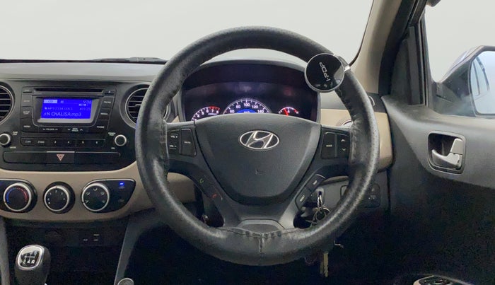 2016 Hyundai Grand i10 SPORTZ 1.2 KAPPA VTVT, Petrol, Manual, 21,136 km, Steering Wheel Close Up