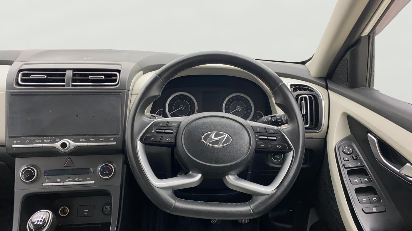 2020 Hyundai Creta SX 1.5 PETROL, Petrol, Manual, 95,382 km, Steering Wheel Close Up