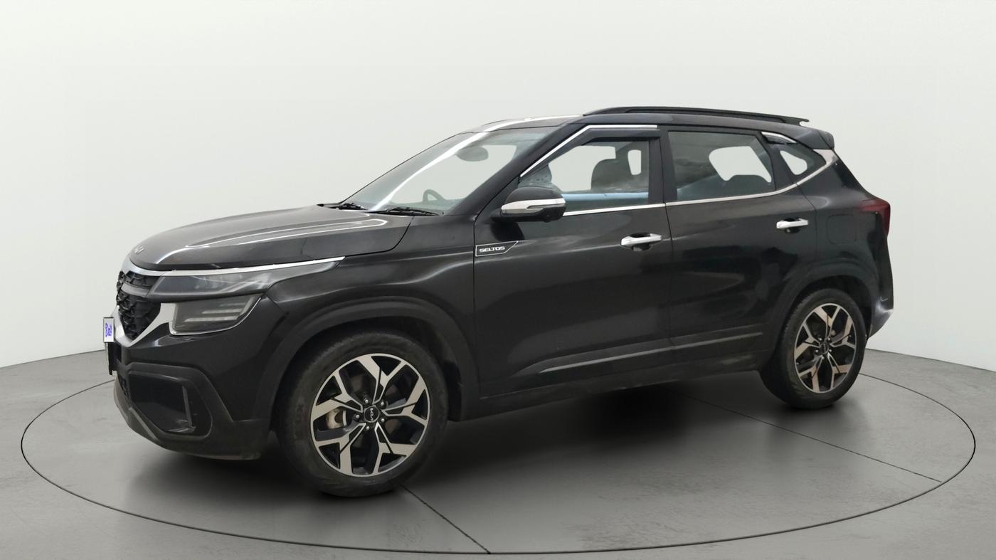 2024 KIA SELTOS  GTX Plus 1.5 Turbo Petrol DCT, Petrol, Automatic, 25,574 km, Left Front Diagonal