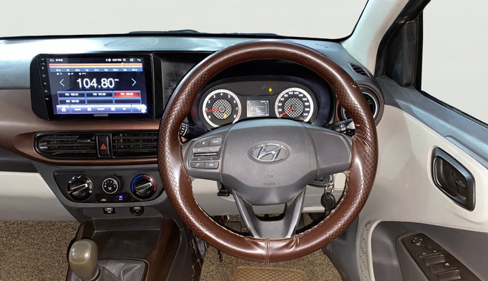 2021 Hyundai AURA S 1.2 CNG, CNG, Manual, 74,601 km, Steering Wheel Close Up