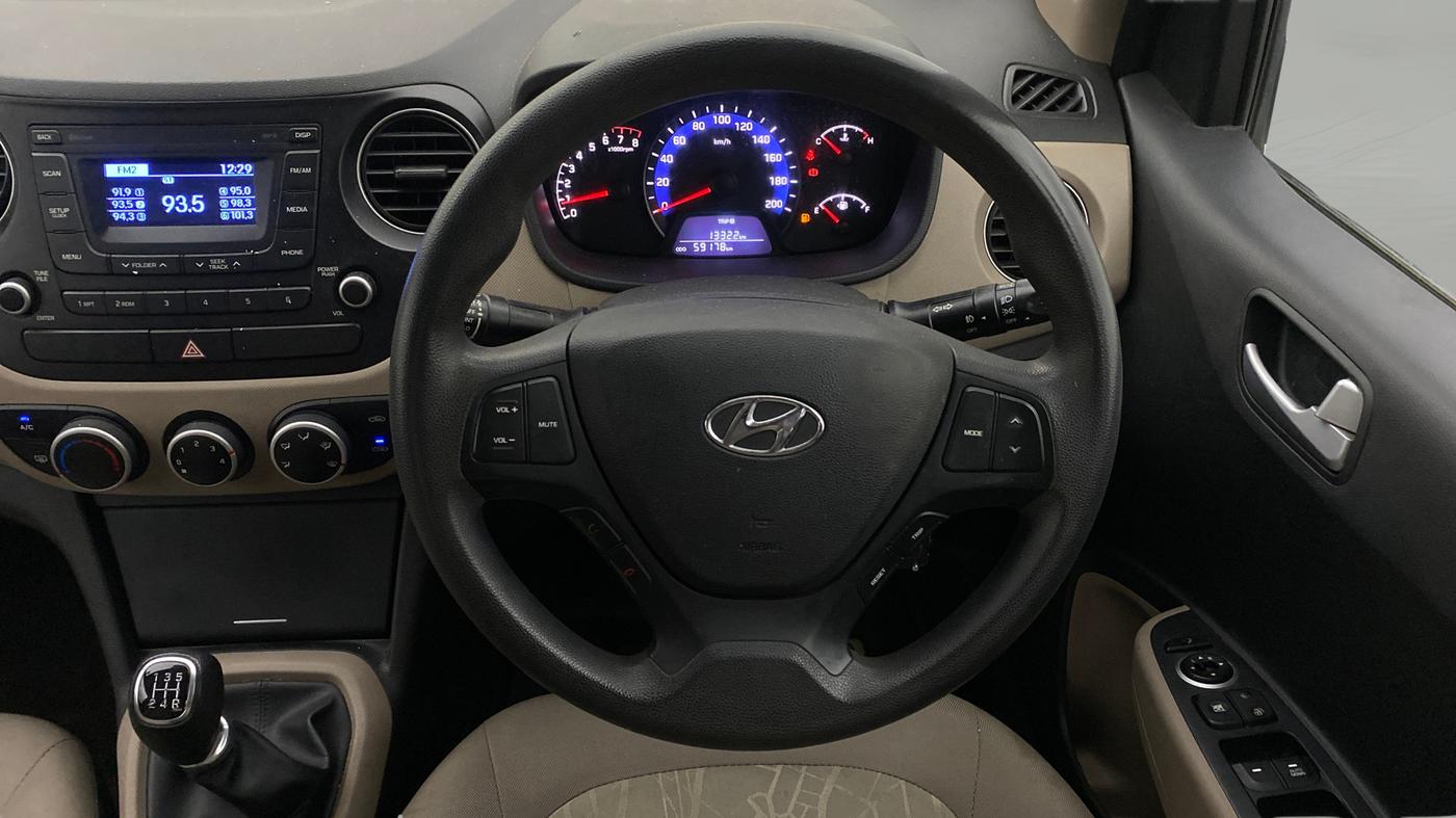 2017 Hyundai Xcent S 1.2, Petrol, Manual, 59,115 km, Steering Wheel Close Up