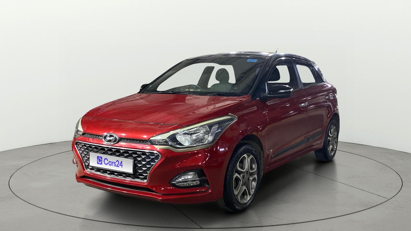 2020 Hyundai Elite i20 SPORTZ PLUS 1.2 DUAL TONE, Petrol, Manual, 57,933 km, Left Front Diagonal