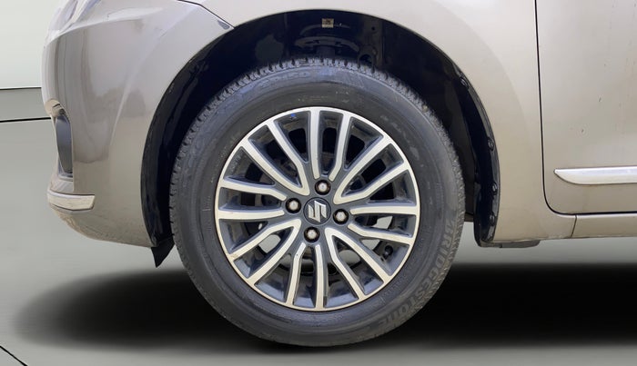 2017 Maruti Dzire ZXI PLUS AMT, Petrol, Automatic, 30,622 km, Left Front Wheel