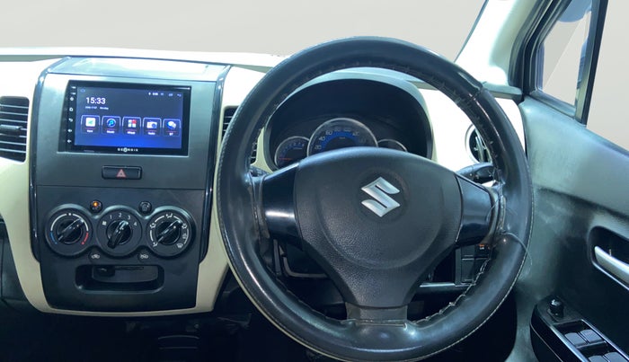 2018 Maruti Wagon R 1.0 VXI AMT, Petrol, Automatic, 88,582 km, Steering Wheel Close Up