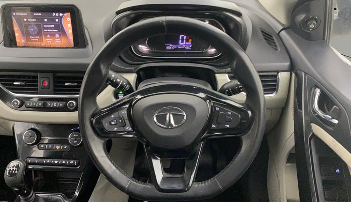 2020 Tata NEXON XZ PLUS (O) PETROL, Petrol, Manual, 86,350 km, Steering Wheel Close Up