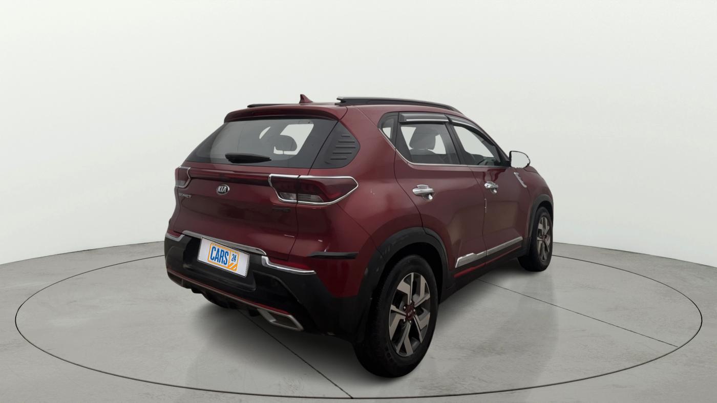 2020 KIA SONET GTX PLUS 1.5 AT, Diesel, Automatic, 65,360 km, Right Back Diagonal