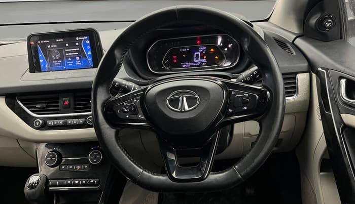 2020 Tata NEXON XZ PLUS (O) PETROL, Petrol, Manual, 58,383 km, Steering Wheel Close Up