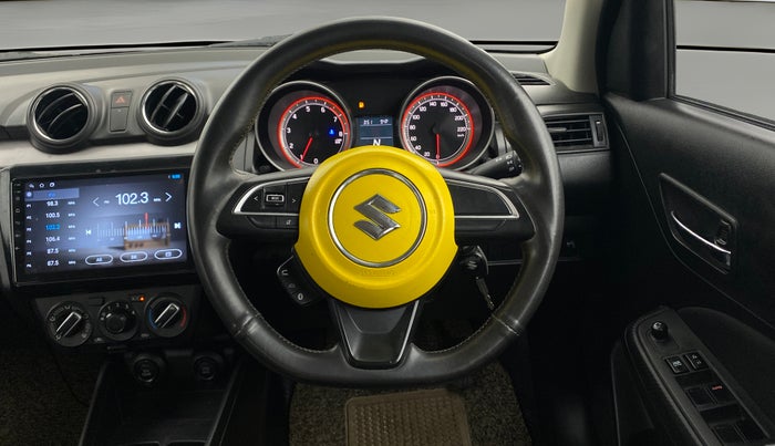 2022 Maruti Swift VXI AMT, Petrol, Automatic, 42,006 km, Steering Wheel Close Up
