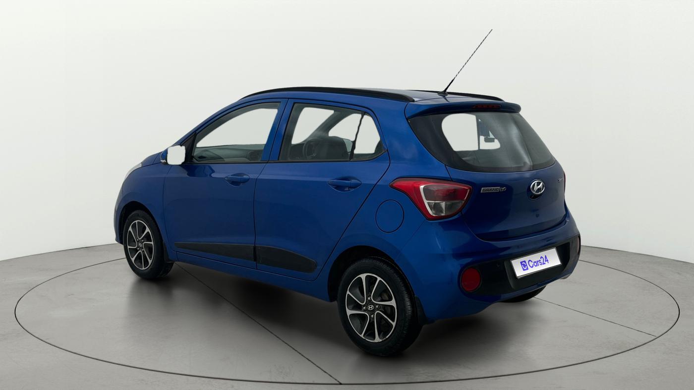 2018 Hyundai Grand i10 SPORTZ AT 1.2 KAPPA VTVT, Petrol, Automatic, 61,935 km, Left Back Diagonal