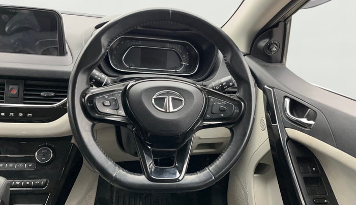 2021 Tata NEXON XZA PLUS (O) DIESEL, Diesel, Automatic, 73,484 km, Steering Wheel Close Up