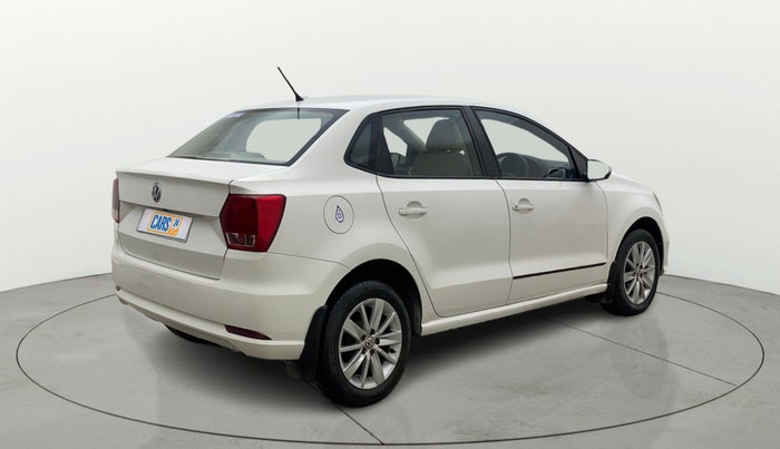 2017 Volkswagen Ameo HIGHLINE DSG 1.5 DIESEL , Diesel, Automatic, 1,00,607 km, Right Back Diagonal