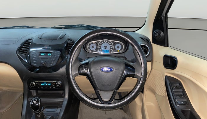 2015 Ford Figo Aspire TITANIUM 1.2 PETROL, Petrol, Manual, 60,375 km, Steering Wheel Close Up