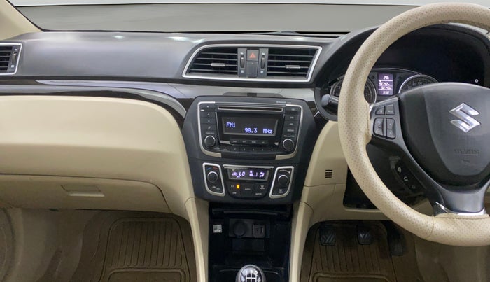 2017 Maruti Ciaz ZETA 1.4  MT PETROL, Petrol, Manual, 58,139 km, Air Conditioner