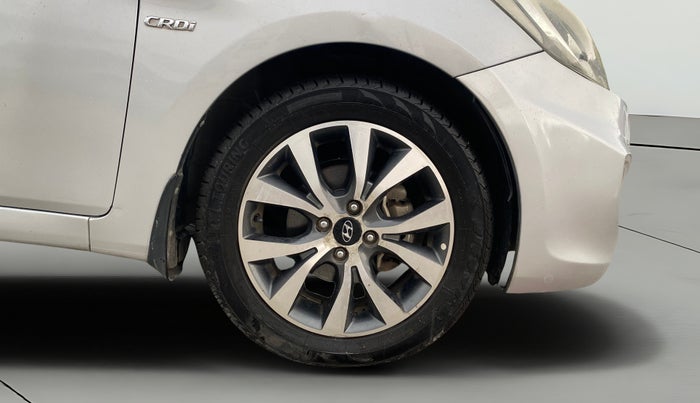 2013 Hyundai Verna FLUIDIC 1.6 CRDI SX, Diesel, Manual, 96,358 km, Right Front Wheel