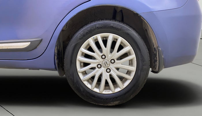 2017 Maruti Dzire ZXI AMT, CNG, Automatic, 97,909 km, Left Rear Wheel