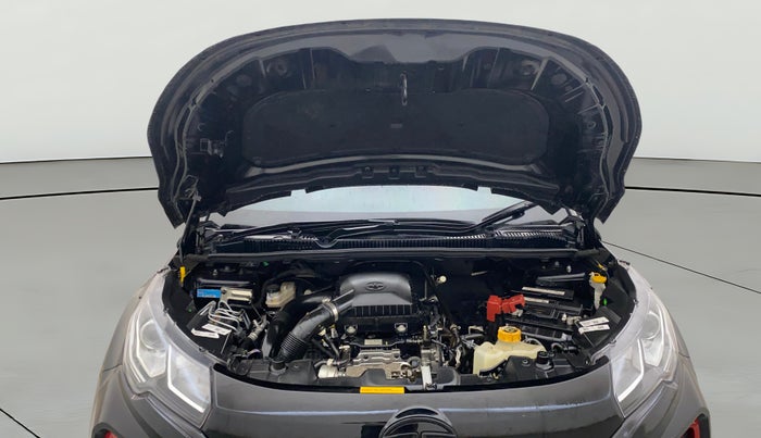 2023 Tata NEXON XZ PLUS LUX SUNROOF RED DARK PETROL, Petrol, Manual, 5,862 km, Open Bonet