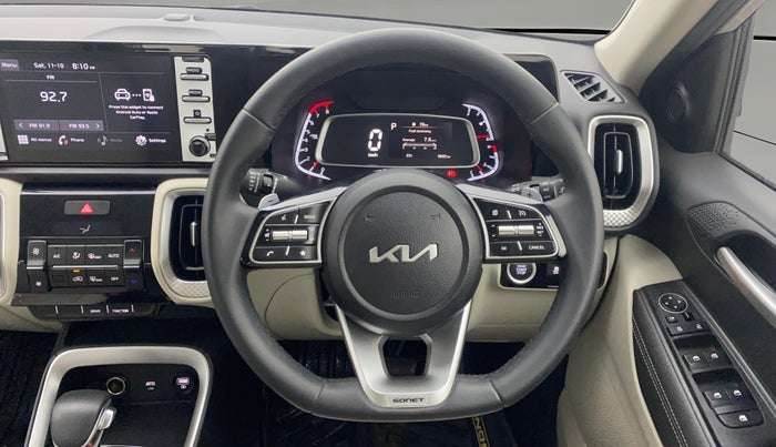 2023 KIA SONET HTX 1.0 DCT, Petrol, Automatic, 9,601 km, Steering Wheel Close Up