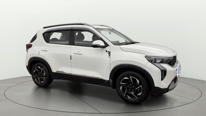 2025 KIA SONET HTK (O) 1.2 Petrol MT, Petrol, Manual, 3,281 km, Right Front Diagonal