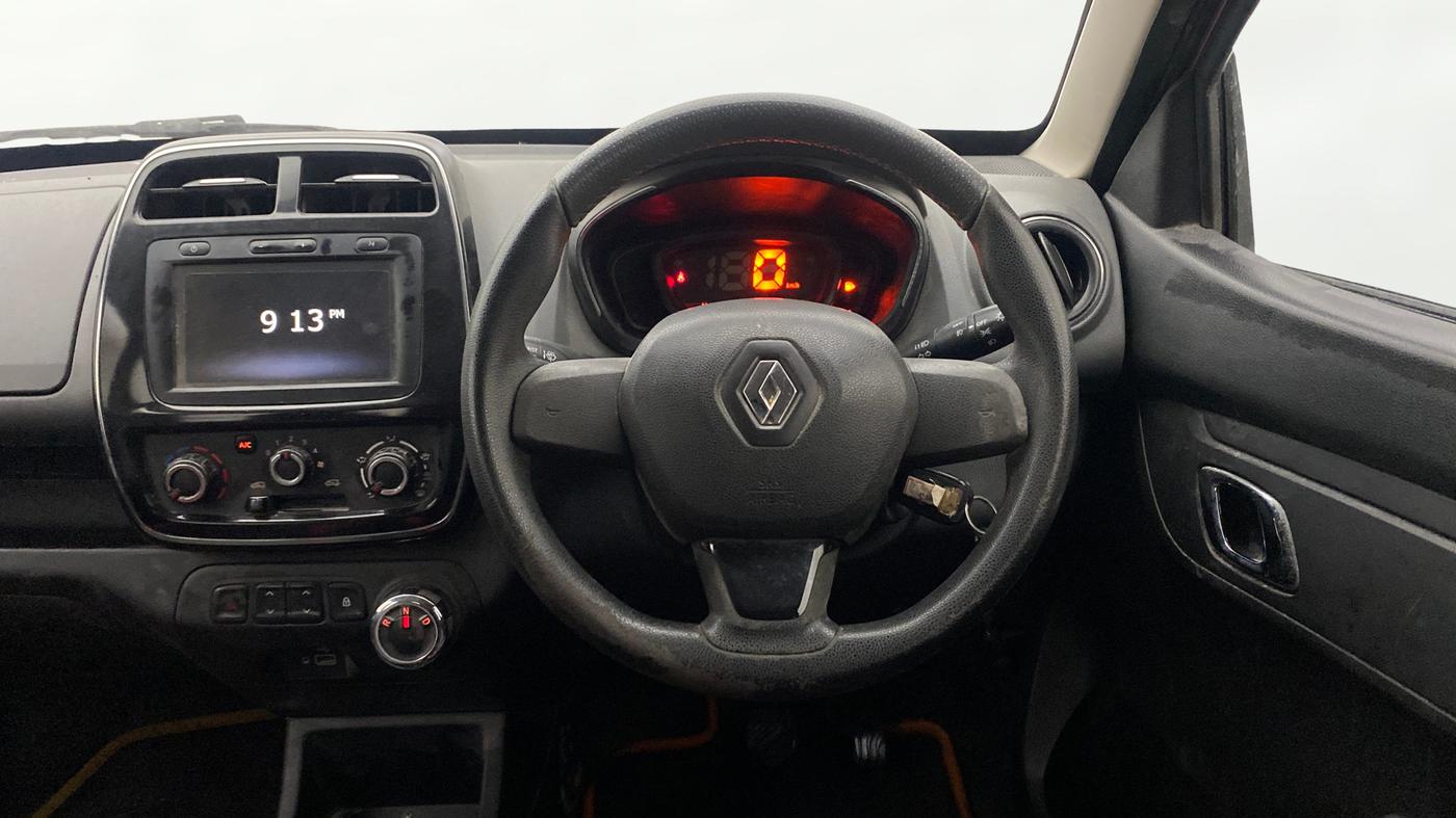 2019 Renault Kwid RXT 1.0 AMT (O), Petrol, Automatic, 56,090 km, Steering Wheel Close Up