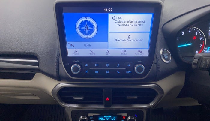 2019 Ford Ecosport TITANIUM + 1.5L PETROL AT, Petrol, Automatic, 46,365 km, Air Conditioner