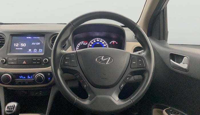 2017 Hyundai Grand i10 ASTA 1.2 KAPPA VTVT, Petrol, Manual, 31,302 km, Steering Wheel Close Up