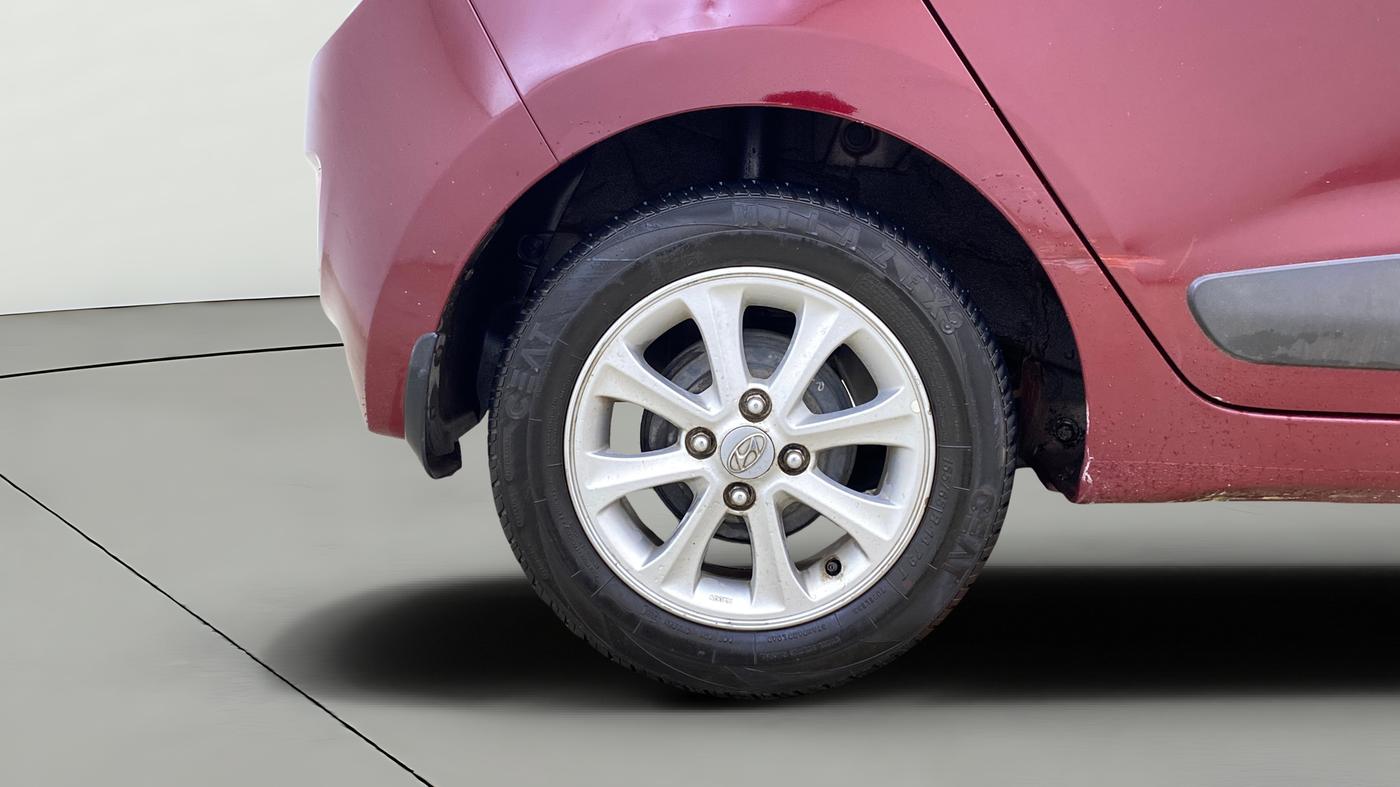 2014 Hyundai Grand i10 ASTA AT 1.2 KAPPA VTVT, Petrol, Automatic, 56,651 km, Right Rear Wheel