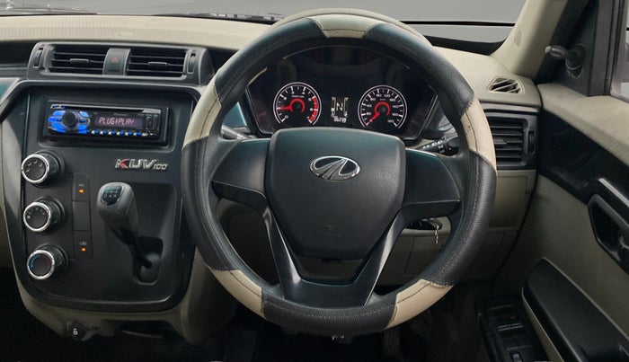 2017 Mahindra Kuv100 K2 PLUS D 6 STR, Diesel, Manual, 86,232 km, Steering Wheel Close Up