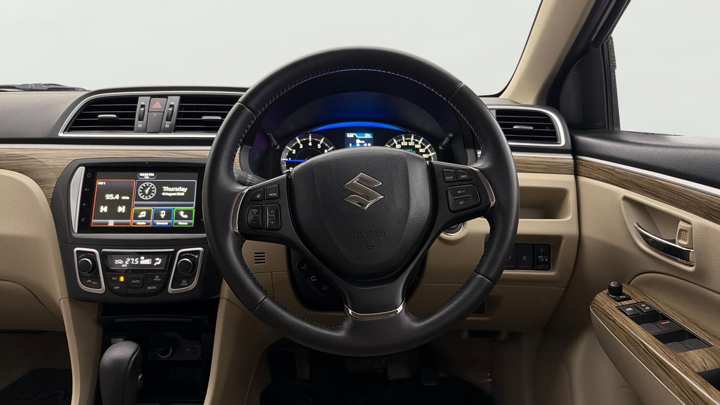 2025 Maruti Ciaz ALPHA  AT 1.5 SHVS PETROL, Petrol, Automatic, 5,025 km, Steering Wheel Close Up