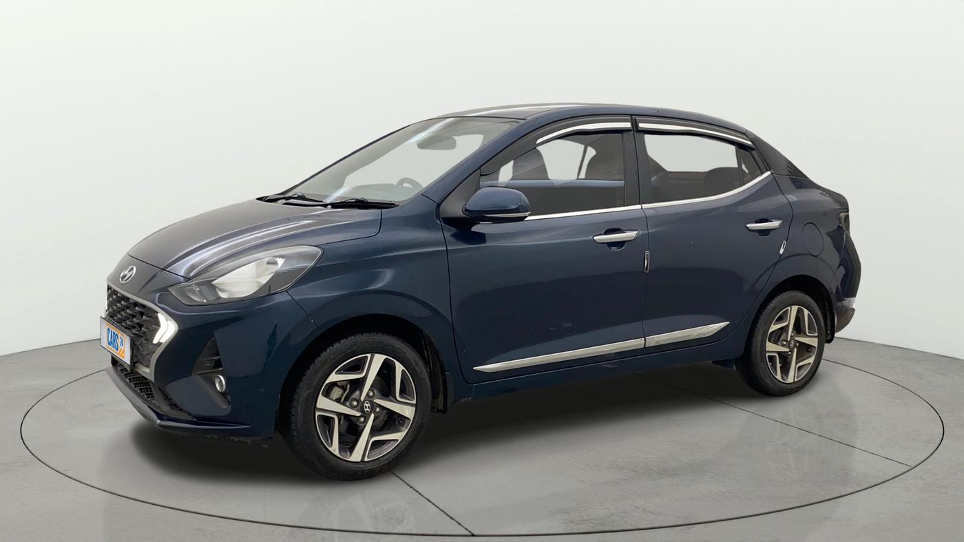 2022 Hyundai AURA SX 1.2 CNG, CNG, Manual, 58,723 km, Left Front Diagonal