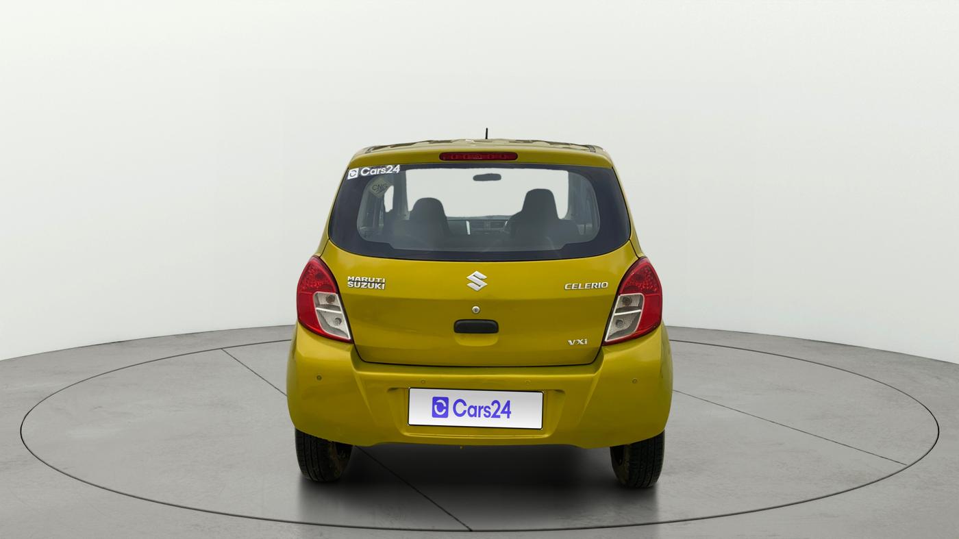 2014 Maruti Celerio VXI CNG, CNG, Manual, 1,17,536 km, Back/Rear