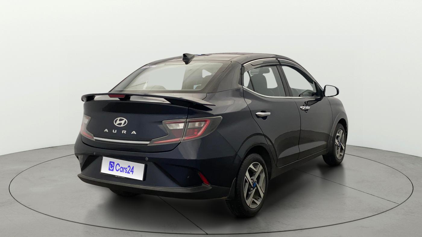 2024 Hyundai AURA SX 1.2, Petrol, Manual, 39,871 km, Right Back Diagonal