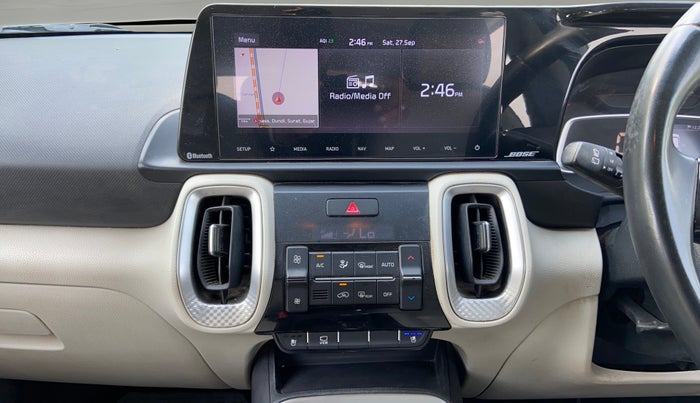 2021 KIA SONET HTX PLUS 1.0 IMT DUAL TONE, Petrol, Manual, 43,237 km, Air Conditioner