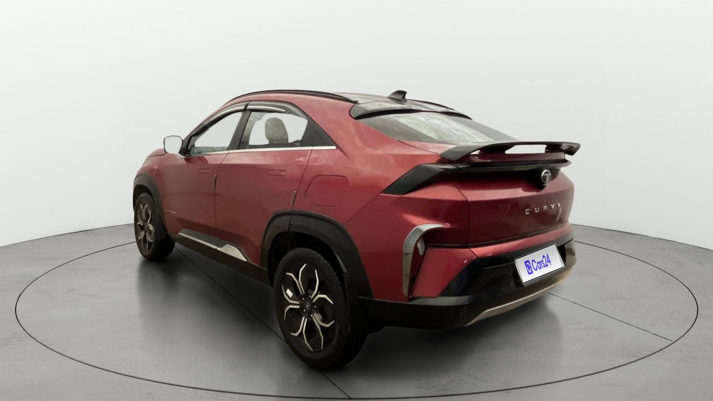 2025 Tata Curvv Accomplished S 1.2 Petrol 7DCA, Petrol, Automatic, 5,998 km, Left Back Diagonal